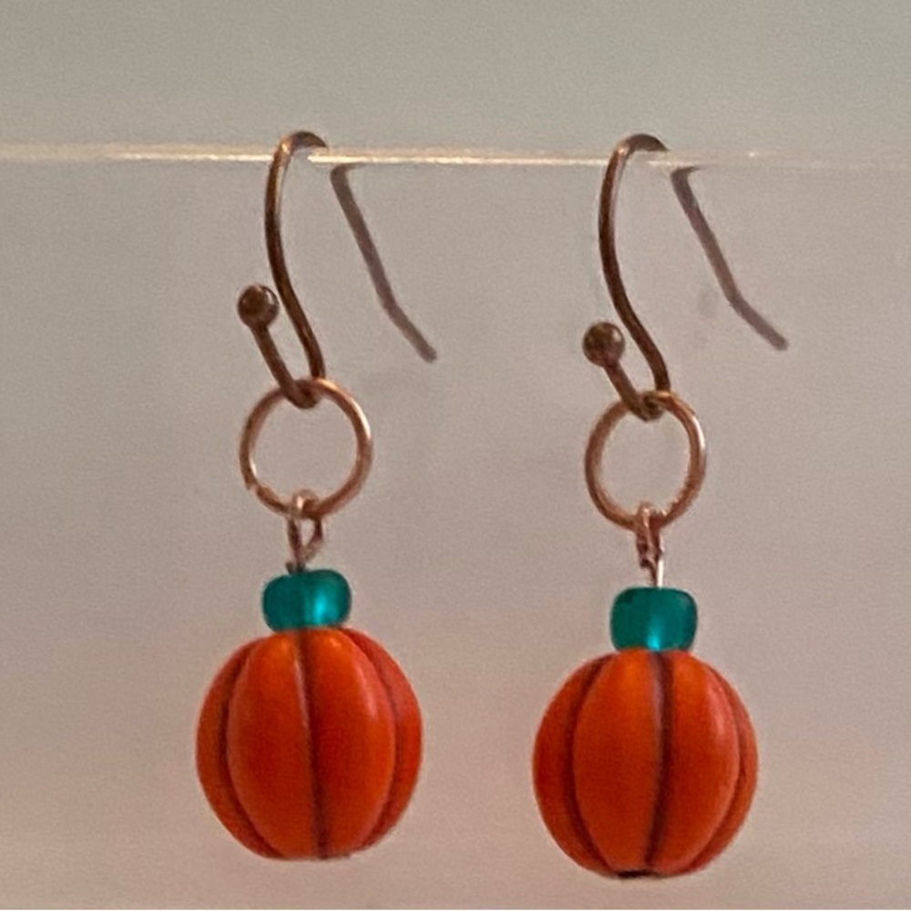Pumpkin earrings